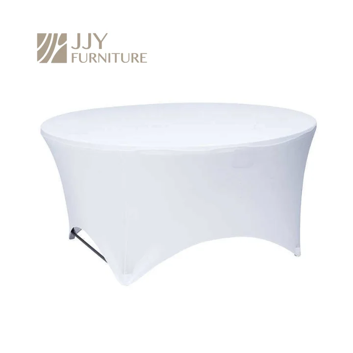 JJY-ZDZ-G002 Round Plastic Foldable Dining Table for Events and Wedding Banquets - New Arrival