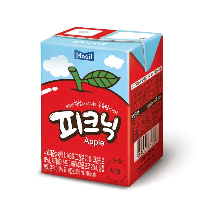 Soft drink for keeping healthy Light apple flavored milk juice real apple juice Manufacturers wholesale at low prices