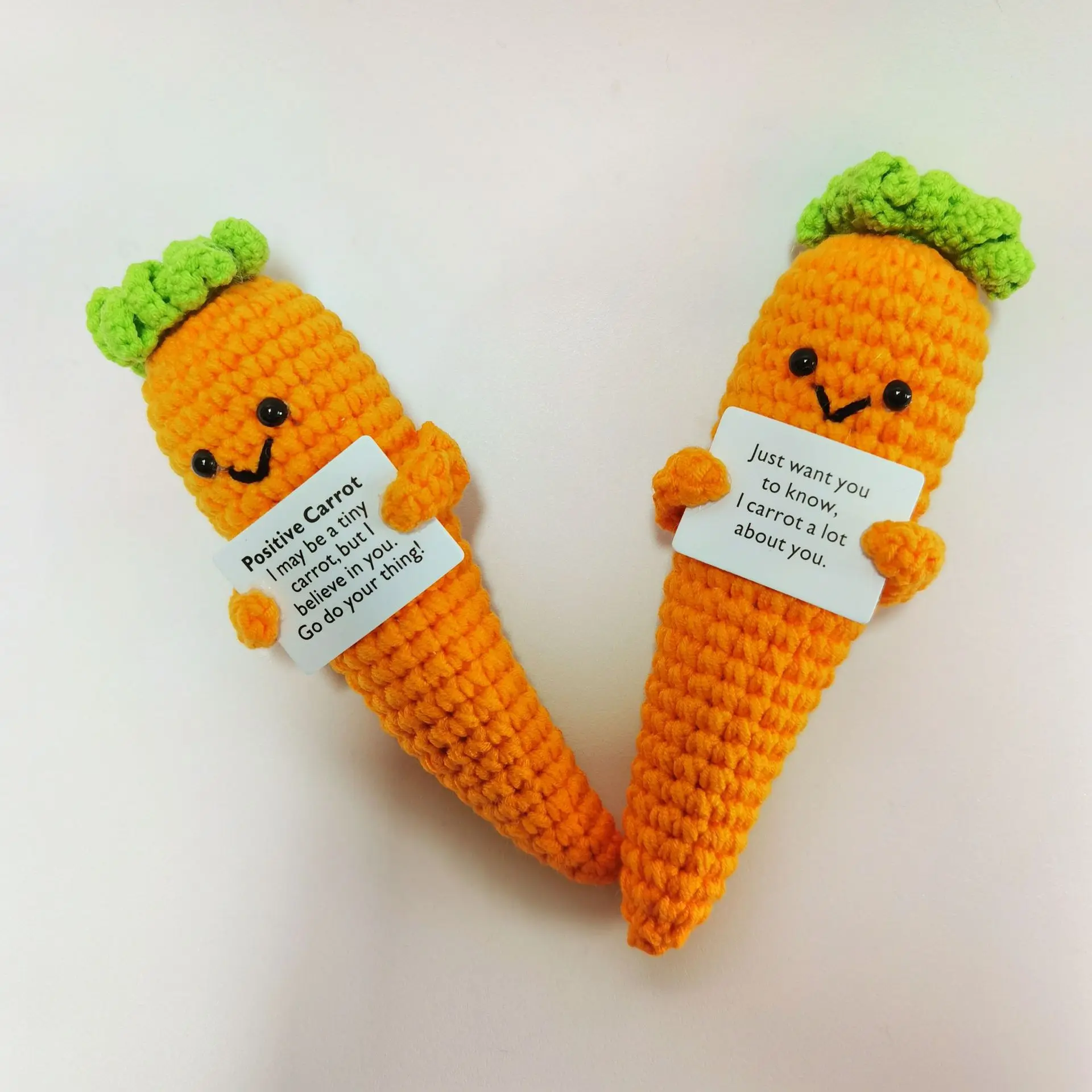 SongshanToys Handmade Positive Emotional Support Pickles Gift Handwoven Ornaments Crochet Big Fan Pickled Cucumber Knitting Doll