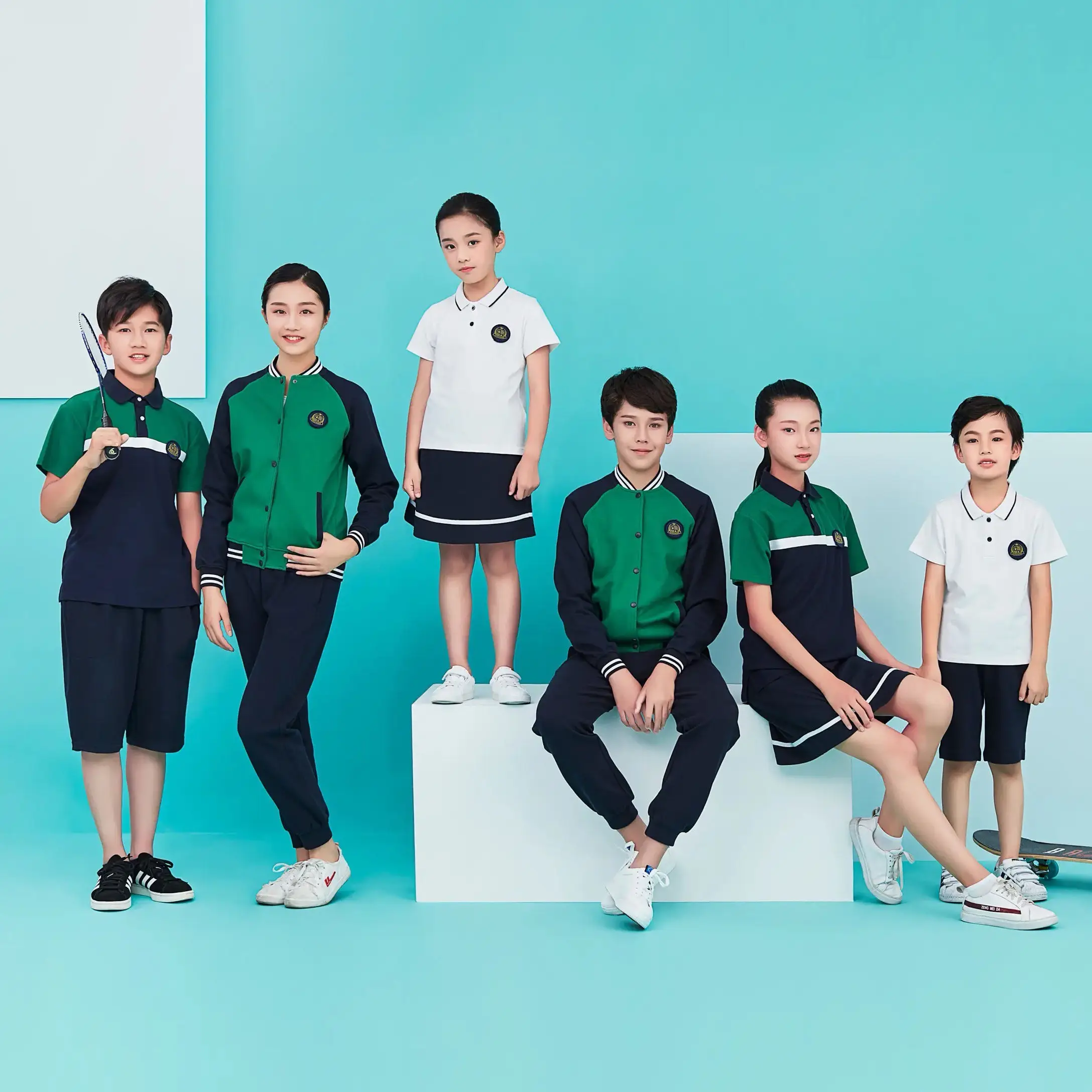 Oem Primary Children Middle School High Kids Kindergarten Girl And Boys Designs Custom Manufacturers Of School Uniforms