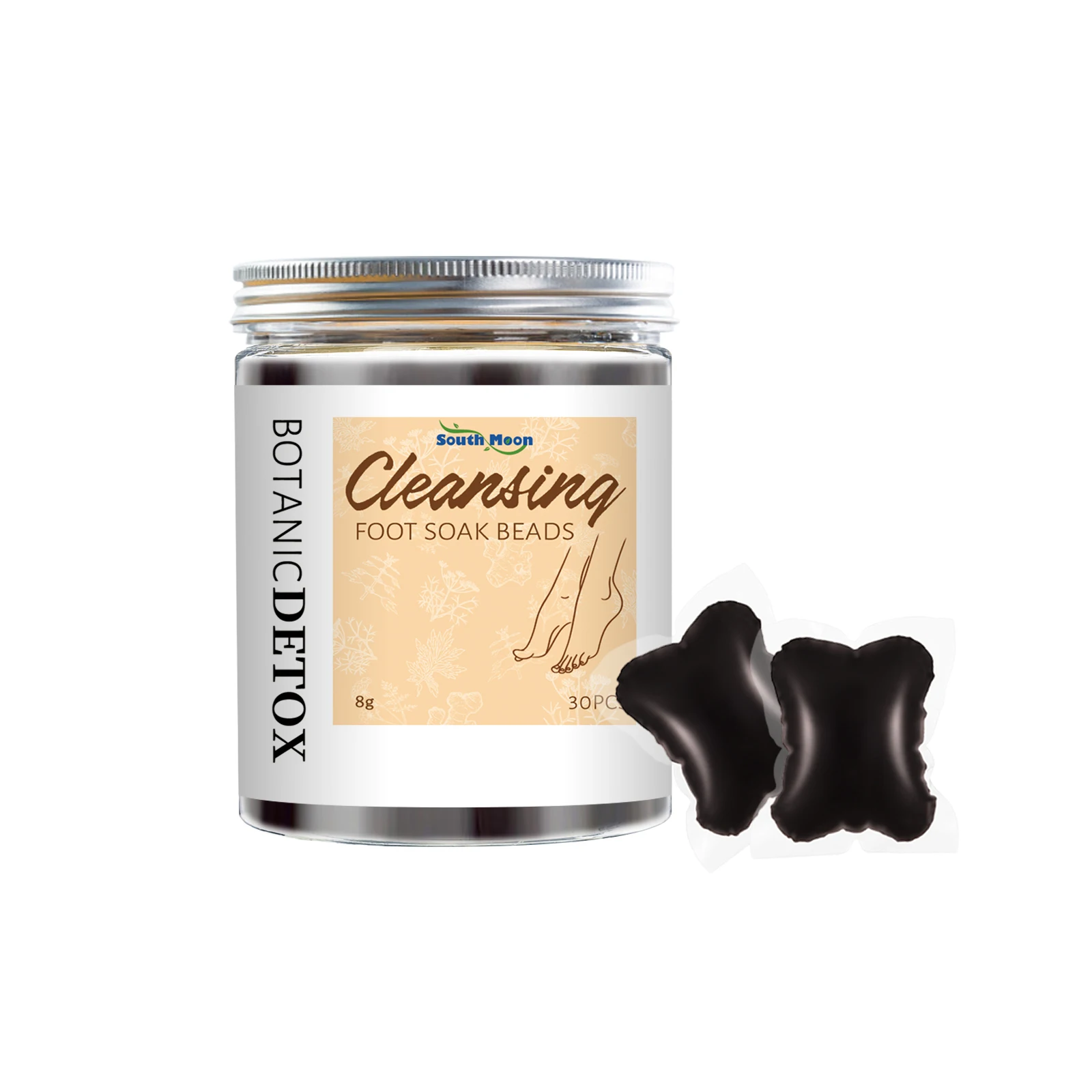 Private Label Natural Herbal Care Detoxification And Slimming Belly Pedicure Cleansing Fast Weight Loss Foot Bath Soak Beads