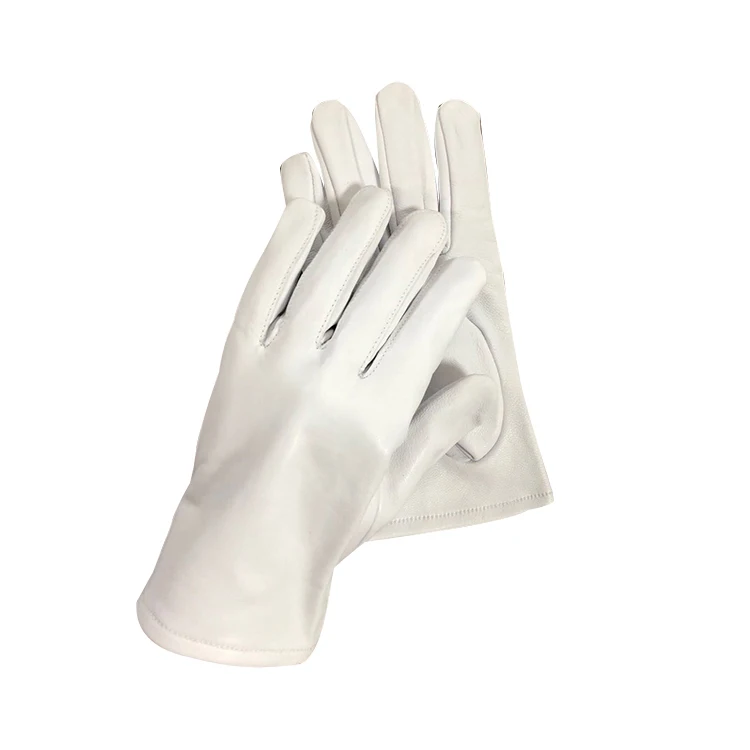 Высокое качество защита от порезов ветрозащитные натуральная коровья спилок кожаные перчатки для женщин
