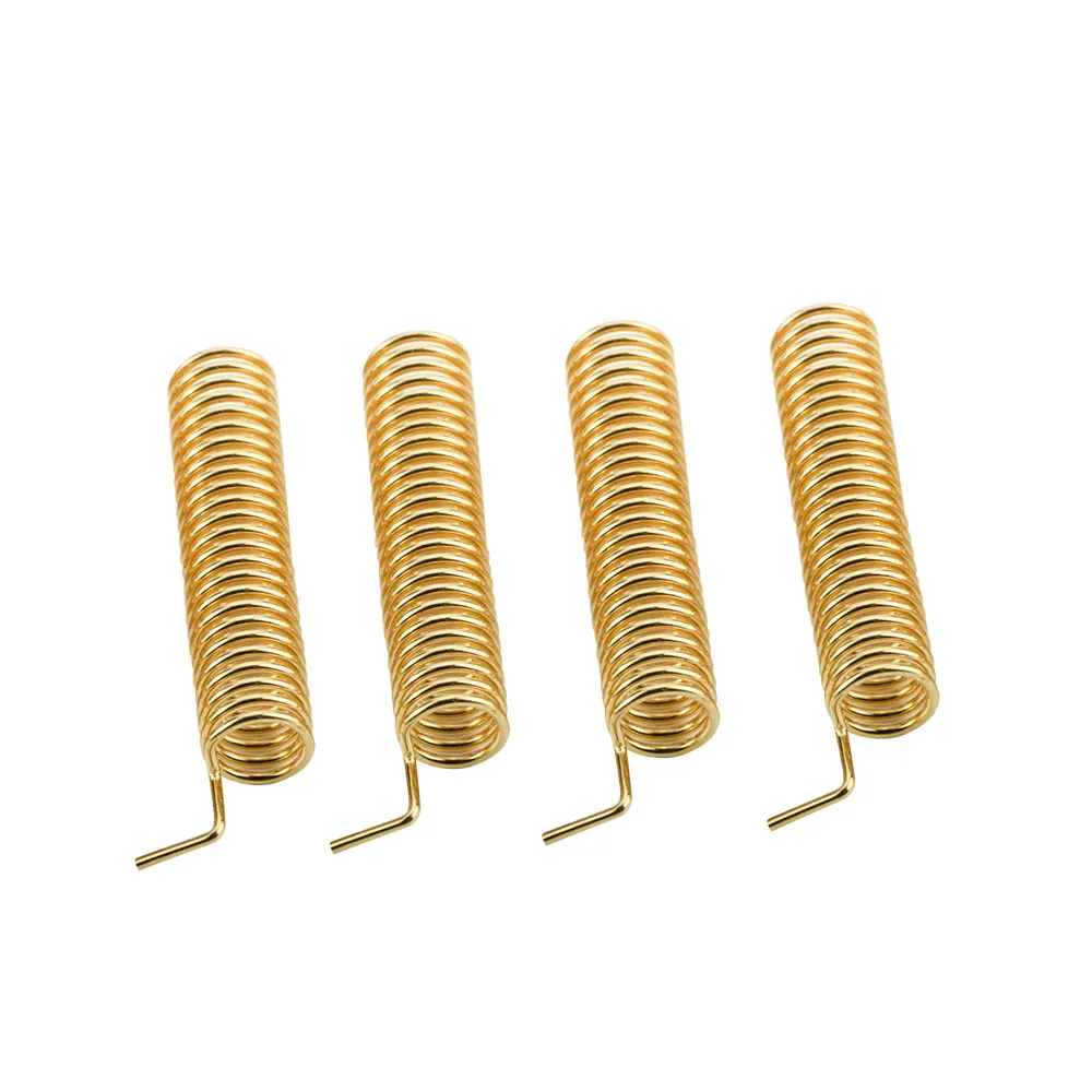 G-NiceRF SW433-TH22 Gold Plated Spring Antenna 2.15dBi height 22mm 433MHz helical Antenna