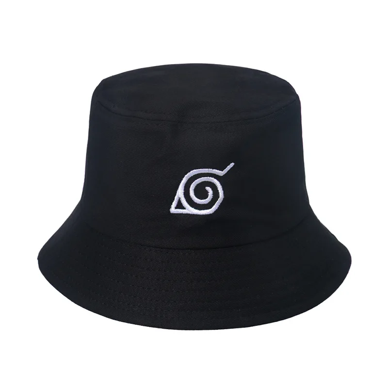 Anime Pattern Naruto Akatsuki Symbol Red Cloud Sign Bucket Hat