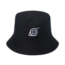 Anime Pattern Naruto Akatsuki Symbol Red Cloud Sign Bucket Hat