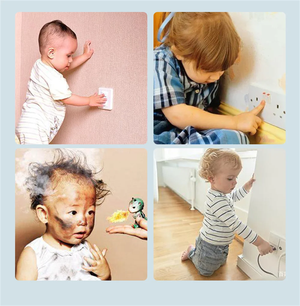 Safety Socket Covers Perfectly for Home Proofing from Curious Minds Plug Guards Electrical Outlets Child Proof Plug Protectors