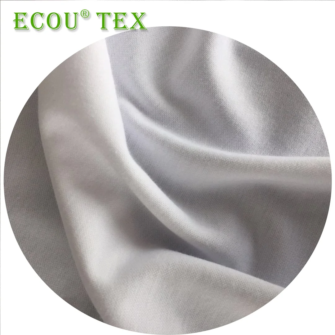 Fabric Knitted 100% Bamboo viscose jersey 200gsm 21s  fabric