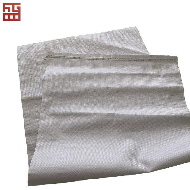 china green woven food bags geotextile plastic 50kg pp woven bag agriculture skip bags