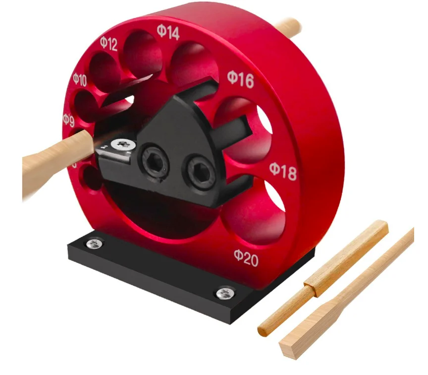 L-HT221 Carbide Inserts Dowel Maker Dowel Plate Wood Raw Materials Rods Wood Sticks Maker Dowel Round Bar Auxiliary Tool Metric