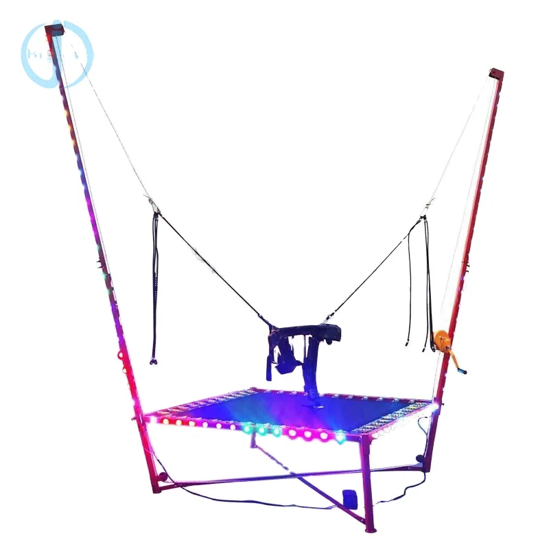 HOT SALE outdoor single bungee jumping/bungee trampoline for kids and adults