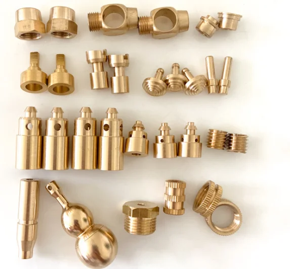High precision customized brass parts CNC brass turning processing connector precision machinery parts