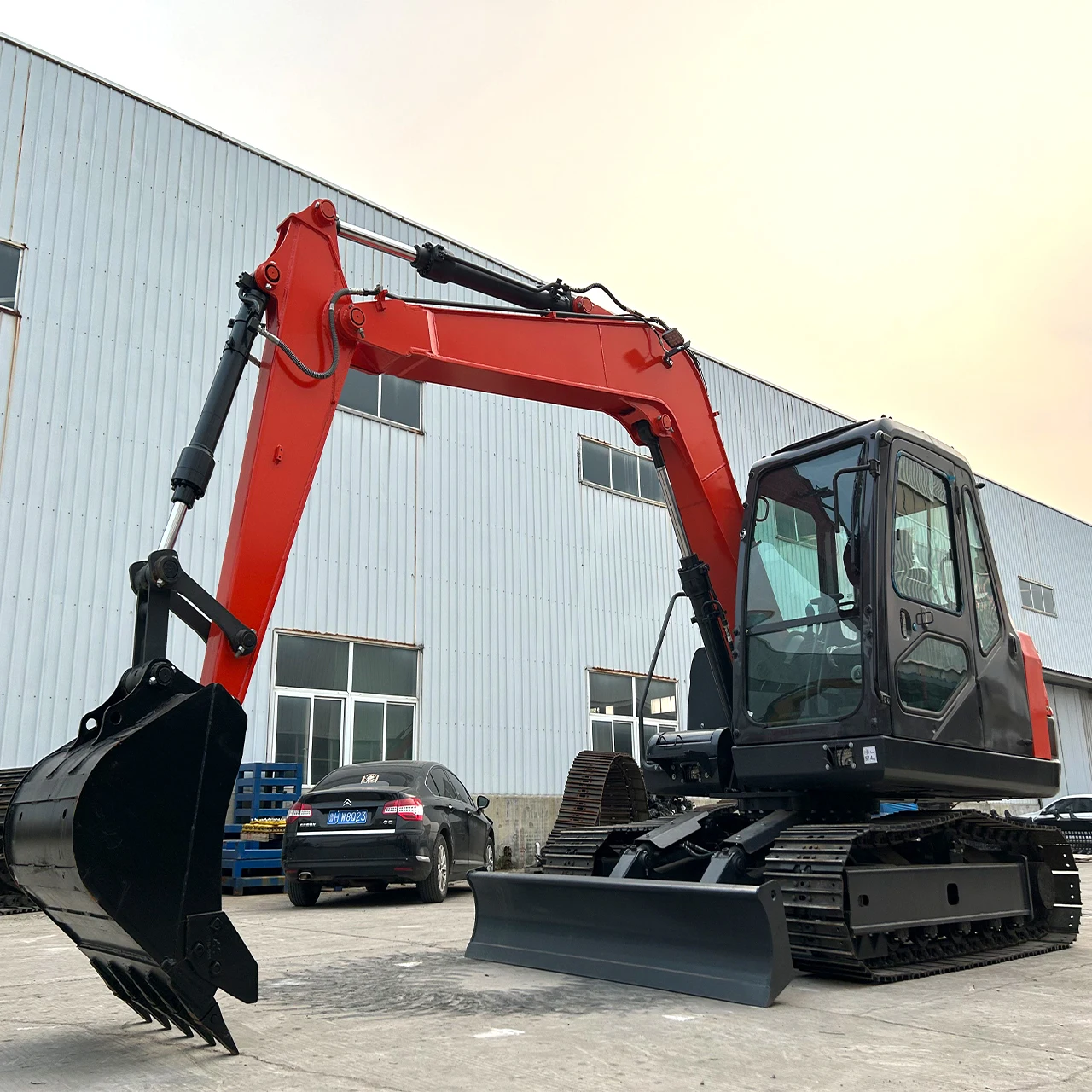 china second hand large digger excavator track rollers 20 tons 10 tonne 8 ton 9 ton long boom ce used mining excavator on sale