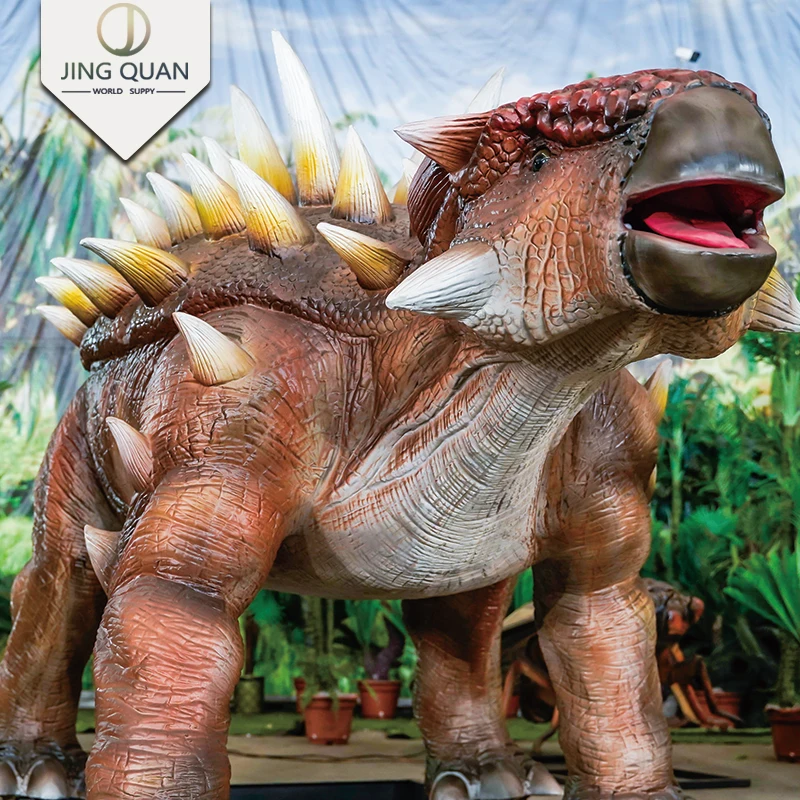 Ankylosaurus Realistic Automatic Walking Dinosaur Costume for Anuse Park Life Size For Sale