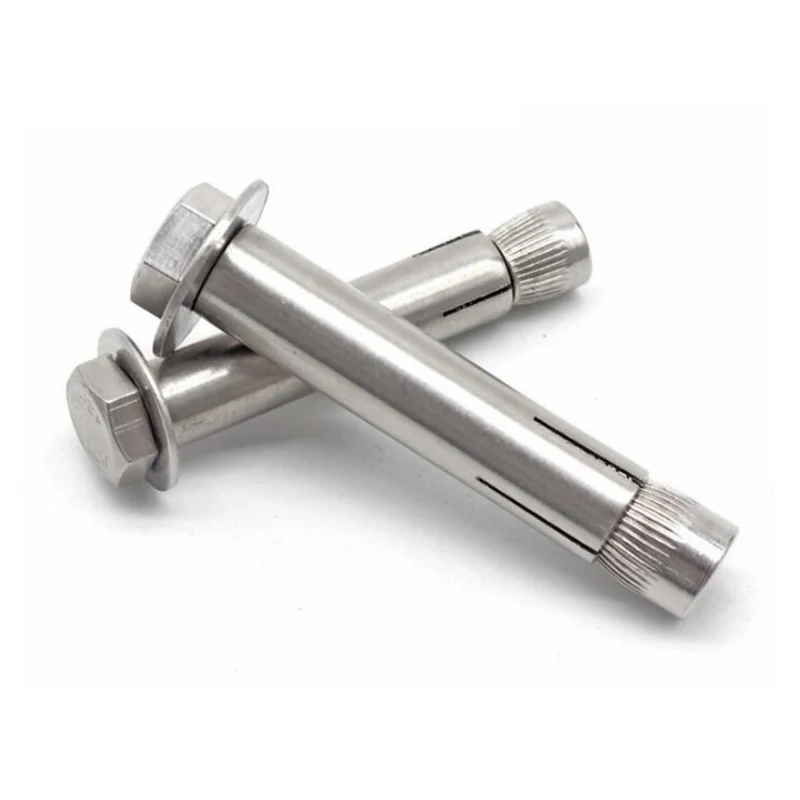 High Quality Stainless Steel Hex Head Fixing Bolts Hexagon Wedge Floor Sleeve Expansion Anchor Bolt