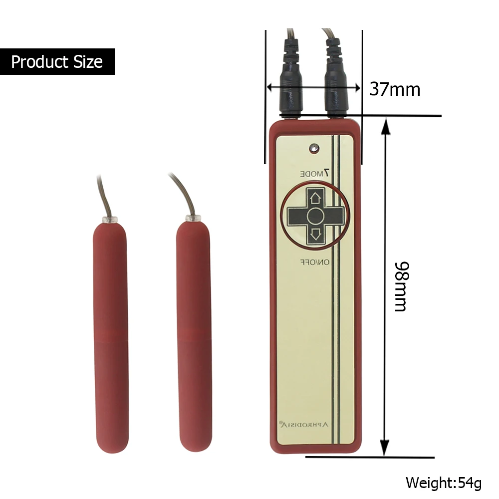 IPX7 Waterproof 7 Vibration Functions Slender Dual Bullets Toys Sex Adult Vibrator