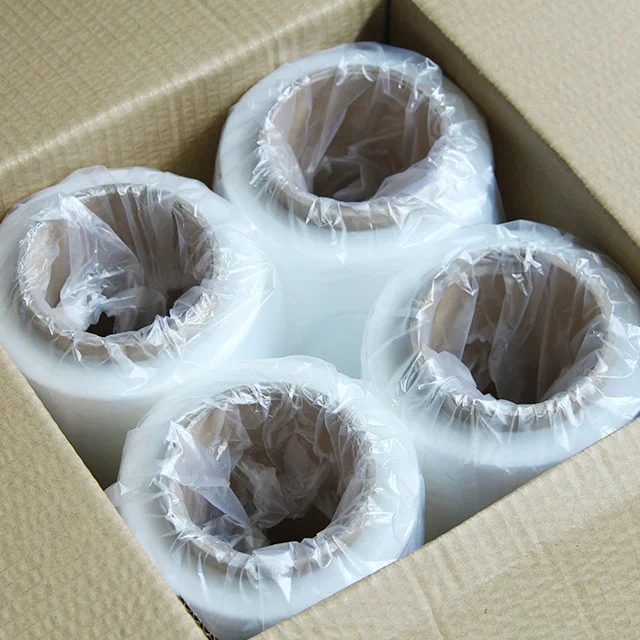 Wholesale Colored Casting Packaging Plastic Shrink Wrap Pe Cling Pallet Lldpe Stretch Jumbo Roll Film For Packaging