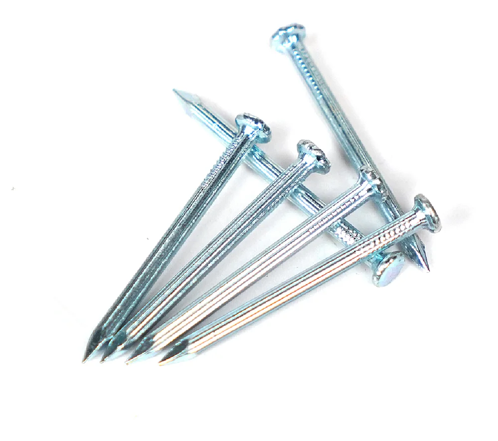 Building construction concrete nail steel drive pin powder actuated high hardness galvanized