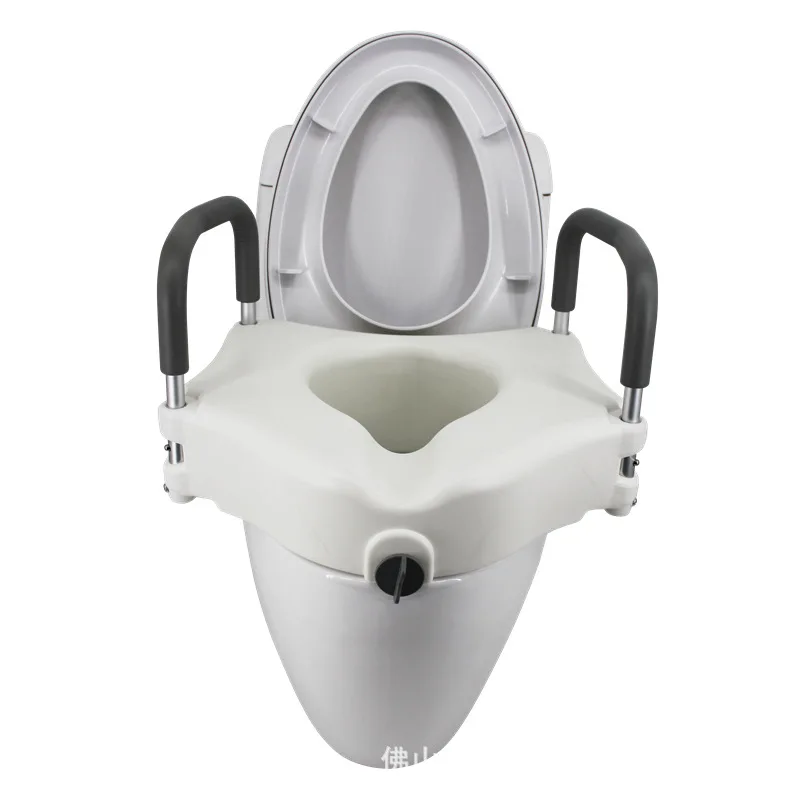 Raised Toilet Seat with Lid 300 Lbs Heavy Duty Elevated Toilet Seat with Tightening Clamps Raised Toilet Seats