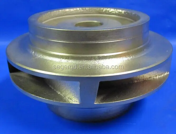 Dynamic Balance Tested Stainless Steel Water Pump Centrifugal Impeller Cast Iron Closed Impeller
