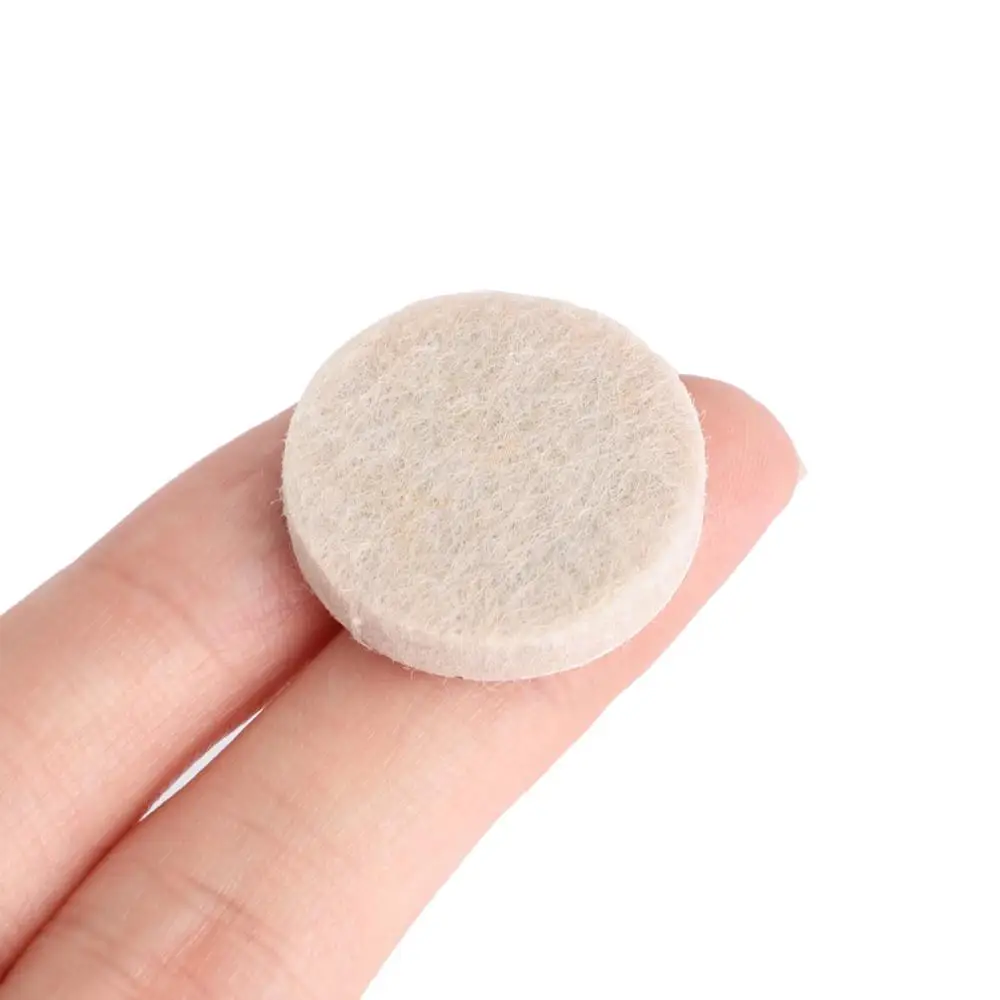 Best Price Custom 1/2 inch Non-slip Brown Black Table Desk Furniture Chair Leg Foot Protector Felt Pads