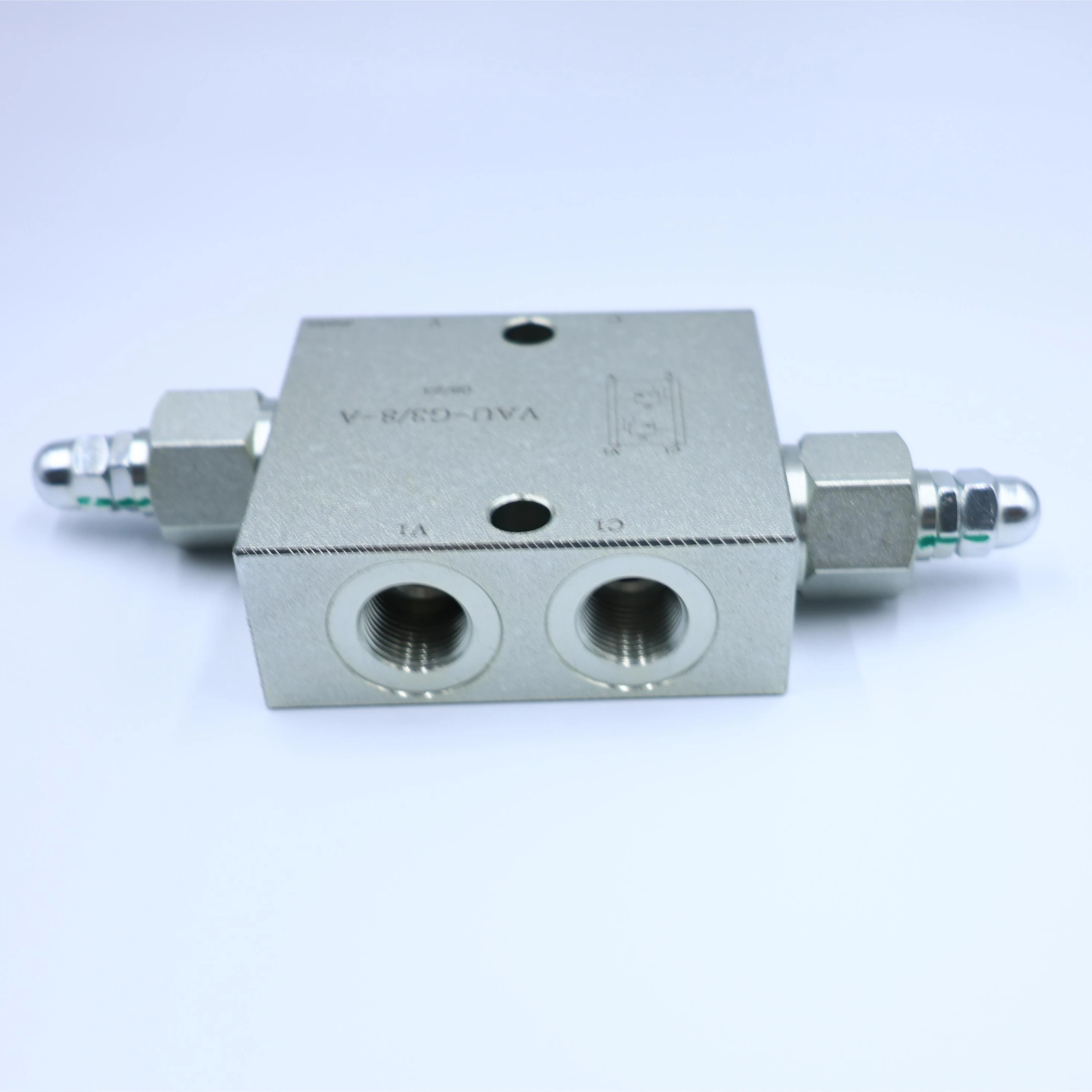 High quality VAU Series Dual Cross Relief Valve single/double lead check valve hydraulic high pressure ball valve