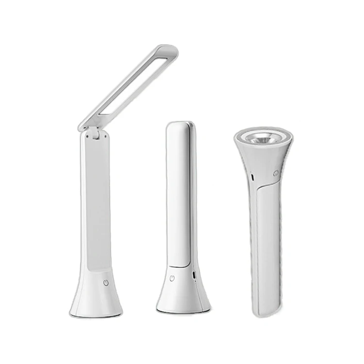 New Stepless Dimming LED Desk Lamp Multifunctional USB Charging Table Light Foldable Led Flashlight Lamp