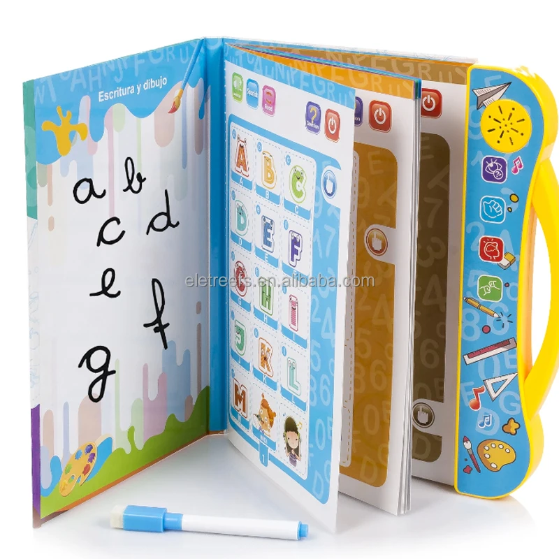 Juguete Educativo Libro De Estudio Educativo Para Bebes Ebook For Children With Sounds In Spanish