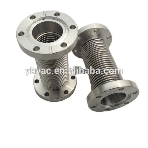 ultra high vacuum bellows stainless steel  thin wall flexible