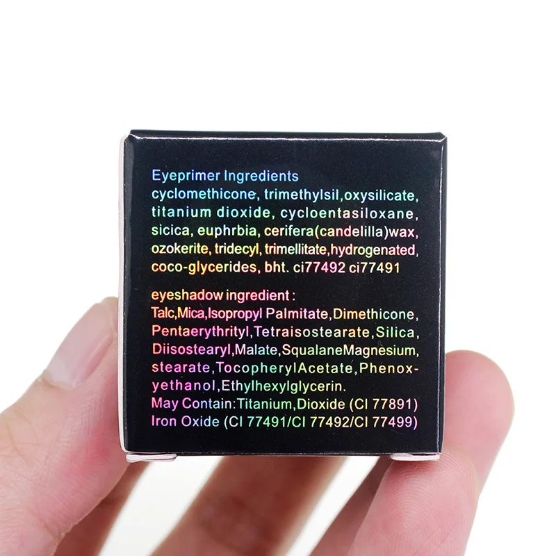 Private label cosmetics 7 colors Loose powder Neon pigment eyeshadow with Eyeprimer