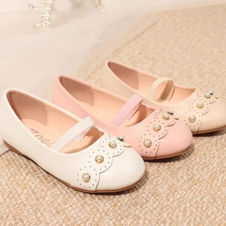 Factory Price Wholesale Children Bowknot Non-slip Soles Casual Princess Shoes For Girls