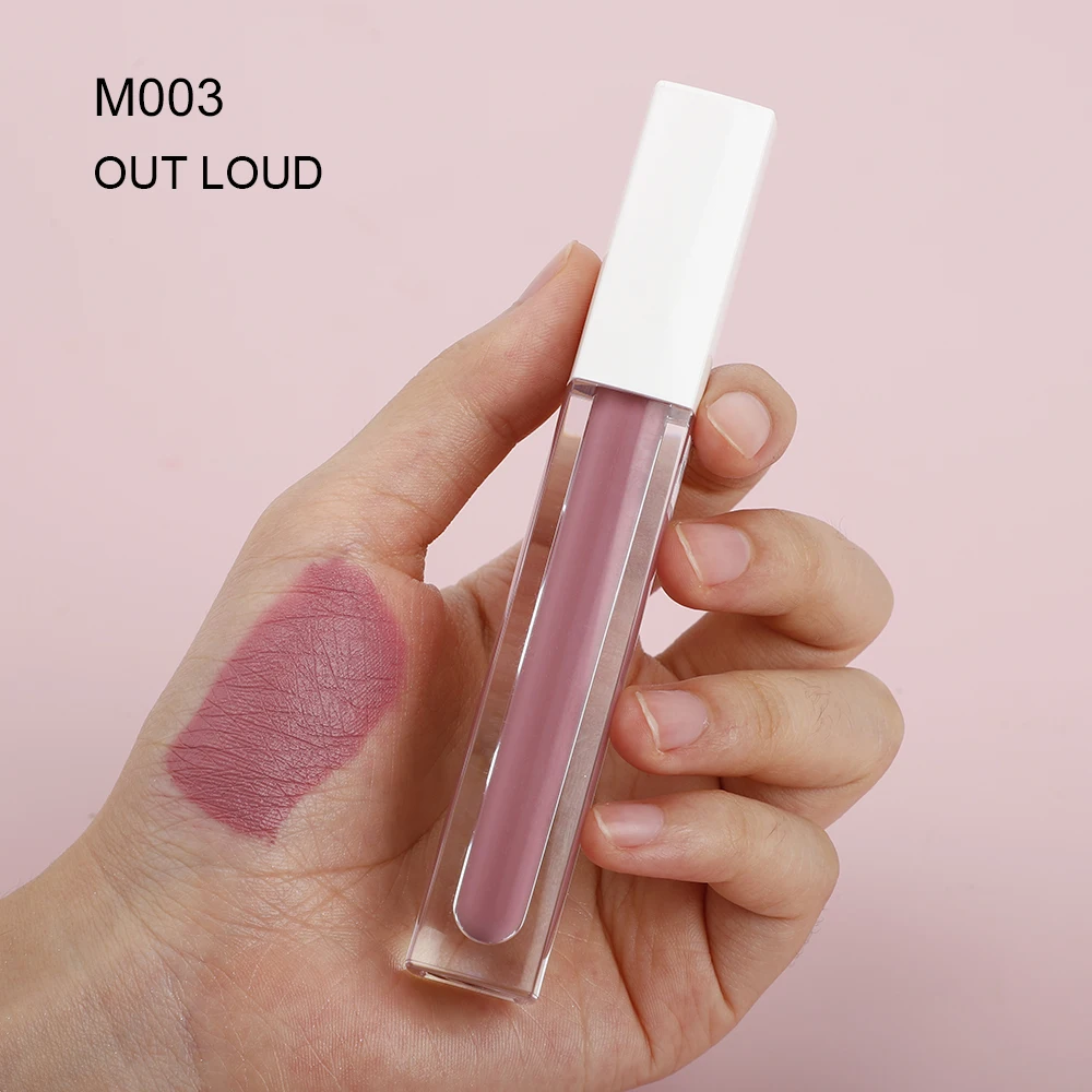High end  vegan  non stick high quality glossy wholesale velvet liquid lipstick no logo