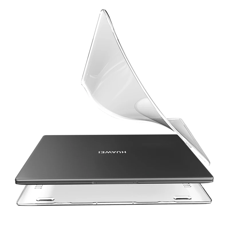 Прозрачный чехол для ноутбука huawei, 13 дюймов, 2022, белый/черный