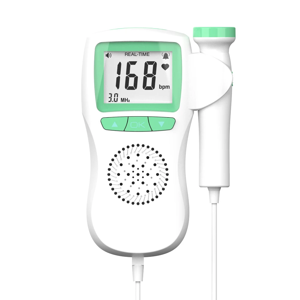 OEM Home Use Medical Equipment Portable Mini Pregnant Woman Fetal Doppler Baby Heart Rate Monitor Machine
