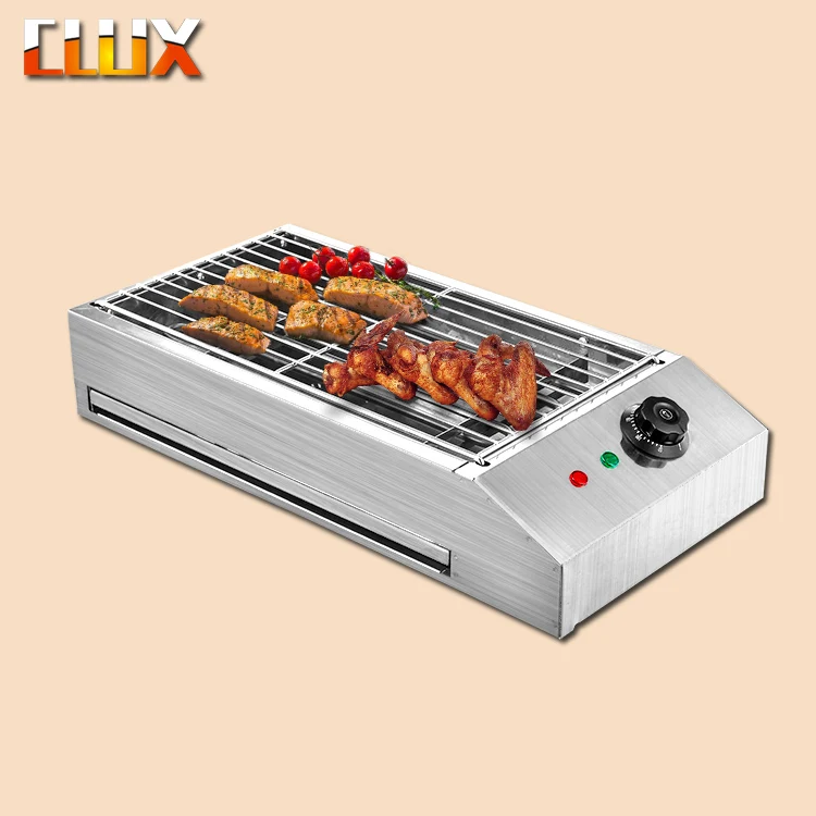 Household barbeque teppanuaki grill table portable electric griller