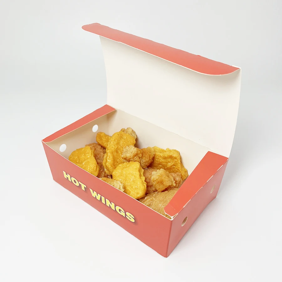 Take Away Food French Fries Burger Fried Chicken Box Nuggets Fast Food Packaging