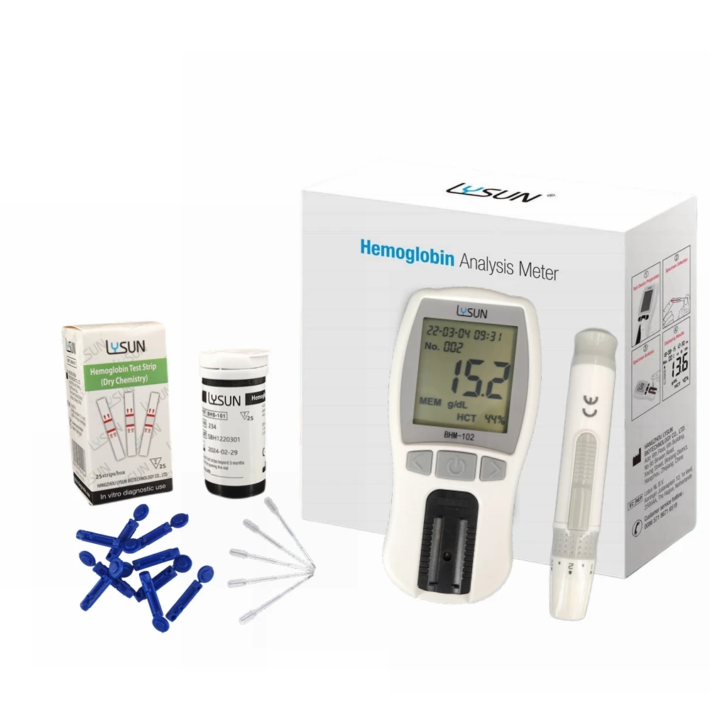 Wholesale LYSUN Hemoglobin Meter hematology analyzer home care clinical meter