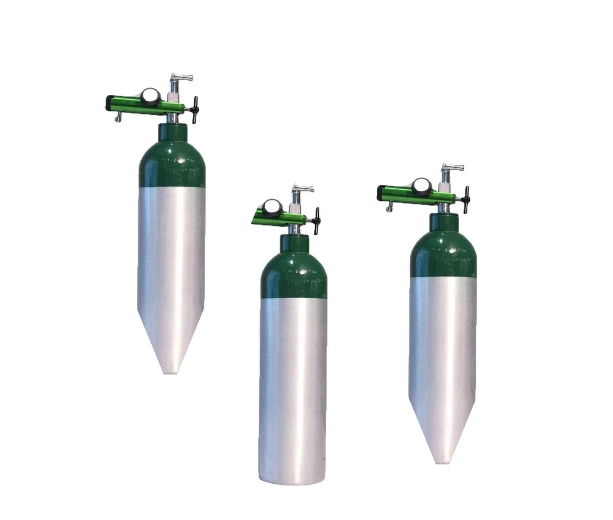 2022 High pressure seamless aluminum cylinder 6.0L aluminum tank oxygen cylinder with valve and regulator for hospital