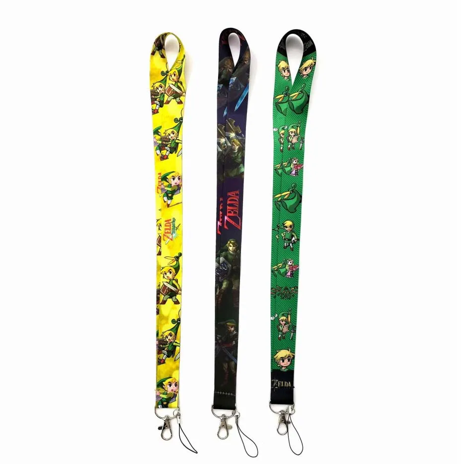 Wholesale Action Adventure Game Zelda PERSONA Genshin Impact Danganronpa RisingBeat Animation Cellphone Personalized Lanyards