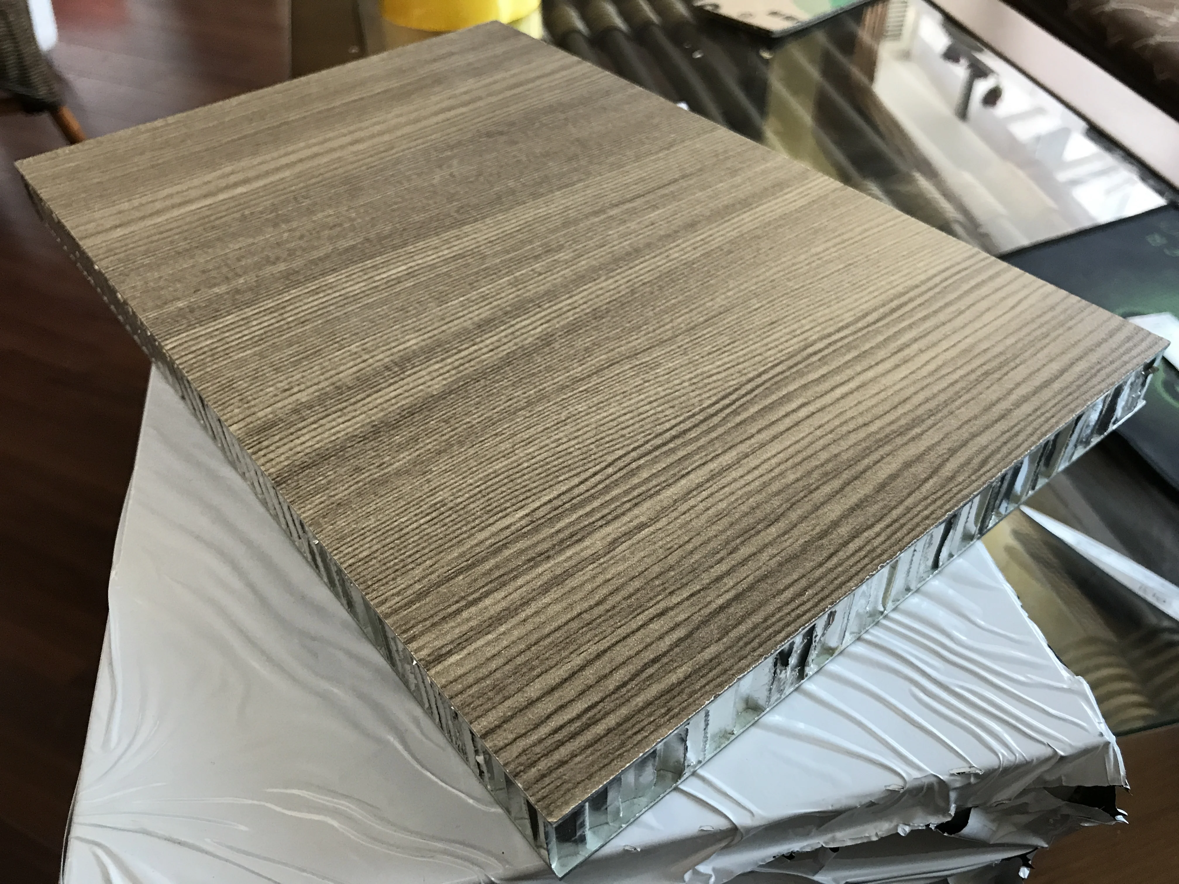 Aluminum honeycomb composite HPL panel for interior wall facade