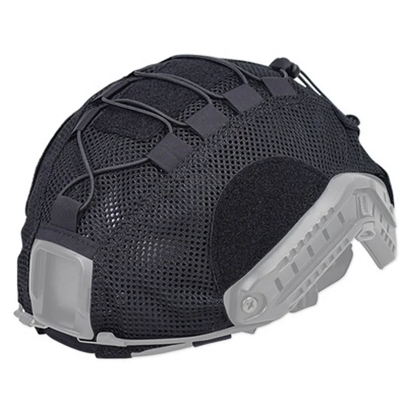 2021 Tactical Light Weight Ballistic Helmet Cover Military Combat Nylon Mesh Fabric Elastic Strap Helmet Cover without Helmet