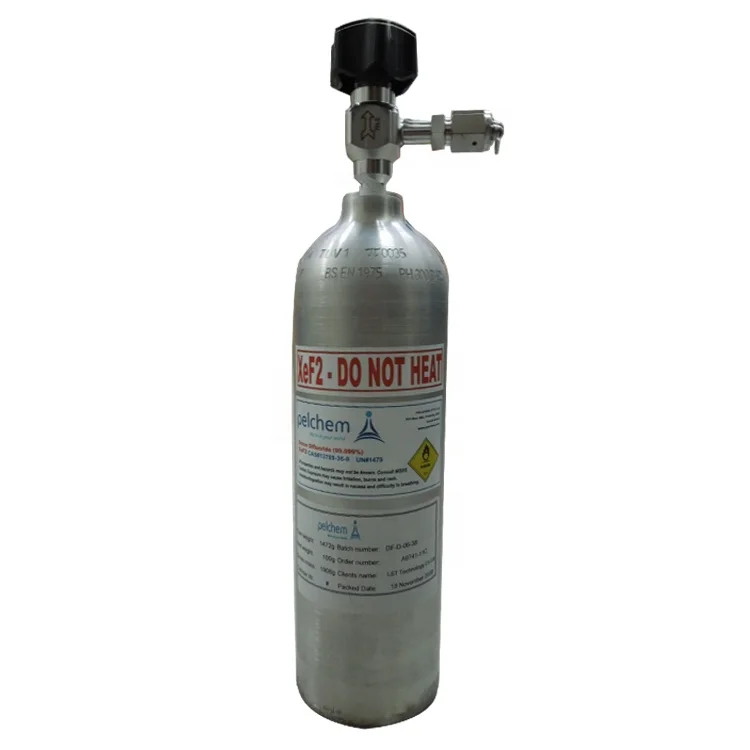 Supply Etchant Gas High Purity 99.999% XeF2 Xenon difluoride