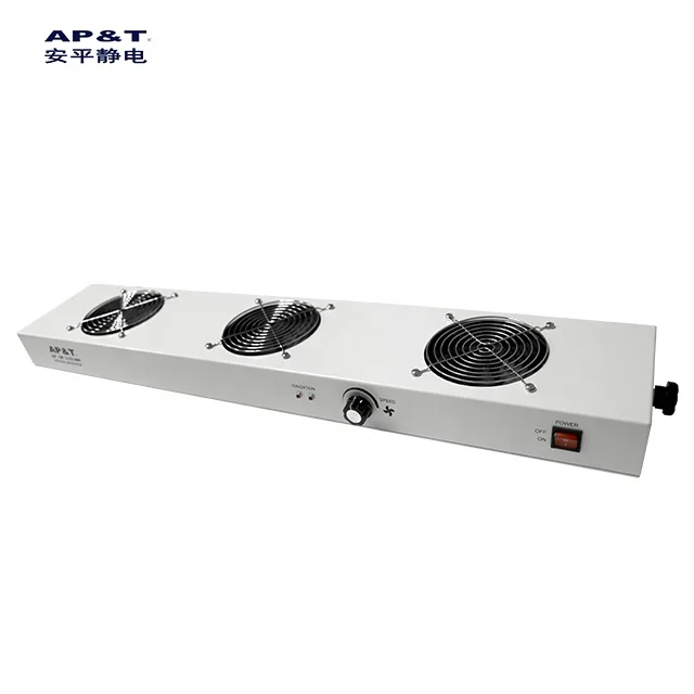 2452-80C Overhead Antistatic Ionizing Air Blower With Three Head For Optoelectronic