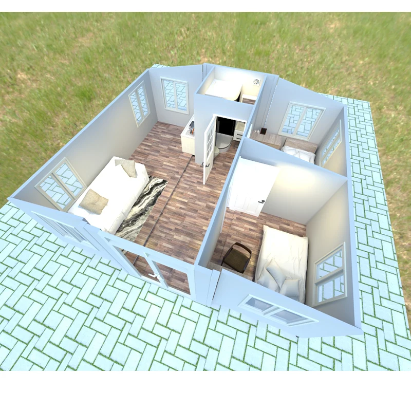 Yantai feilong 20 ft glass expandable shipping container home