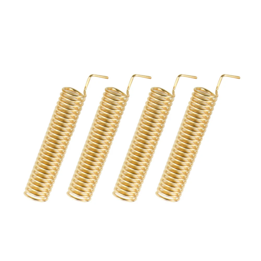 G-NiceRF SW433-TH22 Gold Plated Spring Antenna 2.15dBi height 22mm 433MHz helical Antenna