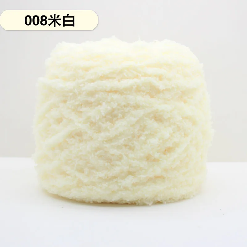 DIY Коралловая бархатная пряжа синель крупная для ручного