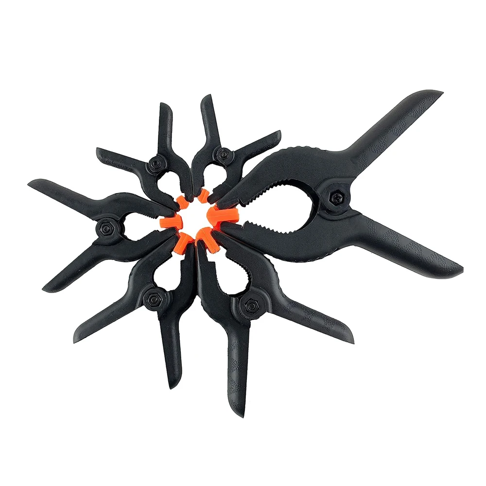 3 Inch 4 Inch Jaw Open Spring Clamps Fixed Clip Bar Woodworking Tools Plastic Hard Grip for Crafts