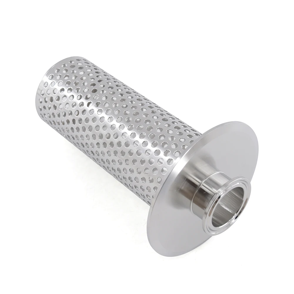 304 316 Stainless Steel Mesh Screen Filter strong Perforated Pipe/Tube For Automotive Exhaust System