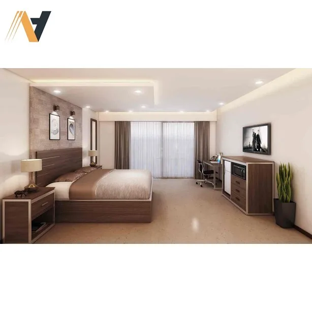 Hotel bedroom furniture king and queen size for 5 star hotel project - Ngoc Hoang Anh hotel furniture factory in Vietnam