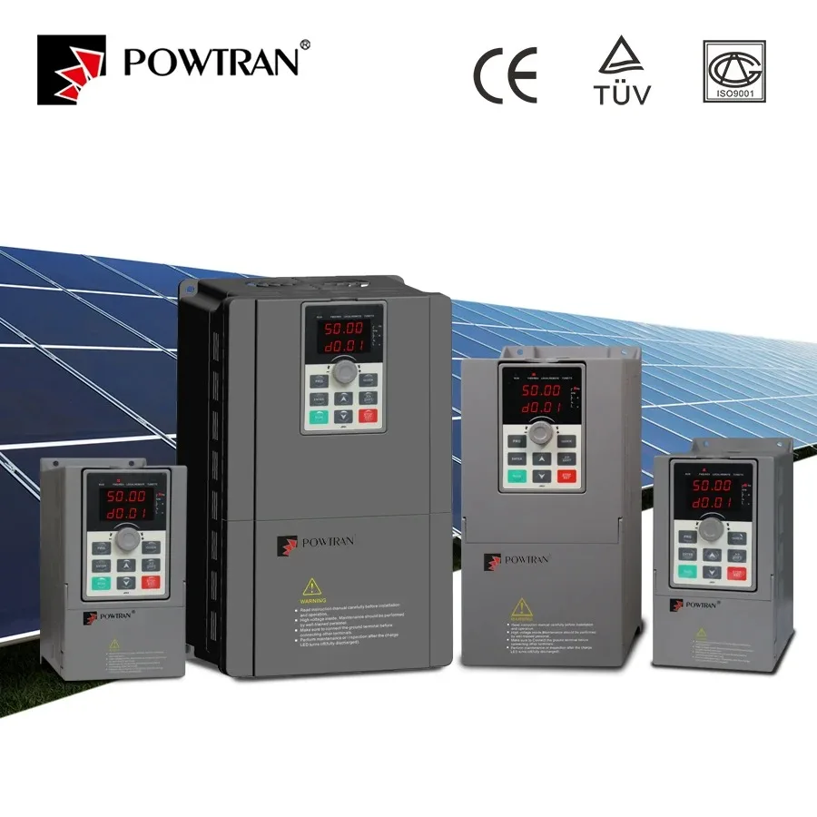 POWTRAN Hybrid On Grid Solar Inverter 5500W 5Kw 11Kw 30kw 55kw 75kw Hybrid Solar Inverters