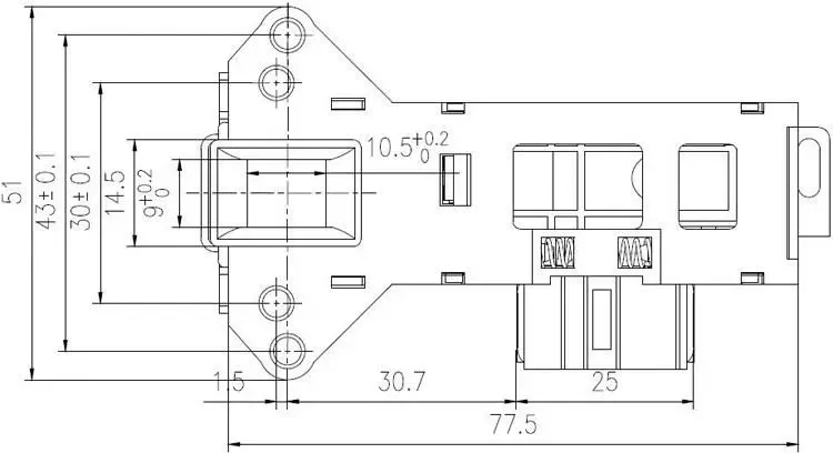 Be Used 20 degrees Celsius environment ZV446 Original Part washer door lock switch